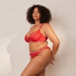 Vogue balconette bh & string/slip set vrouwen kastanjebruin Lounge ondergoed 008ZJ68 - Image 8