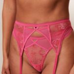 Whitney intimi ingesteld vrouwen felroze Lounge ondergoed 008ZJ612 - Image 10