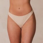 zo zachte geribbelde string vrouwen latte Lounge ondergoed 008ZJ692