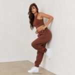 365 oversized joggingbroek vrouwen chocolade Lounge kleding 008ZJ904