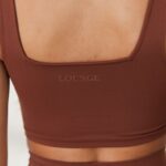 365 tweede huid tanktop vrouwen chocolade Lounge kleding 008ZJ857 - Image 4