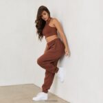 365 tweedehuid racerbacktop vrouwen chocolade Lounge kleding 008ZJ855 - Image 6