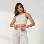 365 tweedehuid racerbacktop vrouwen steen Lounge kleding 008ZJ854 - Image 3
