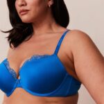 anti-zwaartekracht push-up bh en string/slip set vrouwen kobalt blauw Lounge ondergoed 008ZJ110 - Image 24