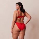 anti-zwaartekracht push-up bh en string/slip set vrouwen rood Lounge ondergoed 008ZJ129 - Image 4