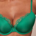 anti-zwaartekracht push-up bh en string/slip set vrouwen smaragd Lounge ondergoed 008ZJ136 - Image 12