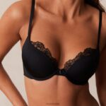 anti-zwaartekracht push-up bh en string/slip set vrouwen zwart Lounge ondergoed 008ZJ70 - Image 24