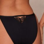 anti-zwaartekracht push-up bh en string/slip set vrouwen zwart Lounge ondergoed 008ZJ70 - Image 4