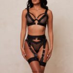 athena intimi ingesteld vrouwen zwart Lounge ondergoed 008ZJ651