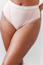 bamboe basisslip (set) vrouwen taupe Lounge ondergoed 008ZJ431