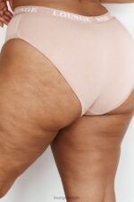 bamboe basisslip (set) vrouwen taupe Lounge ondergoed 008ZJ431 - Image 5