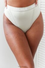 bamboe basisstring (set) vrouwen olijf Lounge ondergoed 008ZJ383