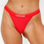 bamboe minimale driehoekige string vrouwen rood Lounge ondergoed 008ZJ435