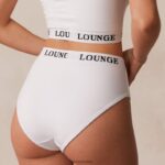 basisslip van bamboe vrouwen wit Lounge ondergoed 008ZJ432 - Image 3