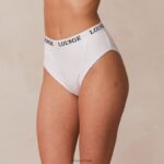 basisslip van bamboe vrouwen wit Lounge ondergoed 008ZJ432 - Image 4