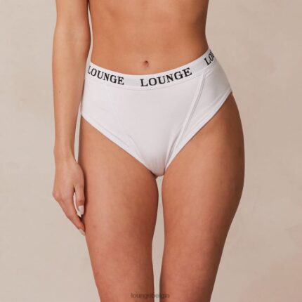 basisslip van bamboe vrouwen wit Lounge ondergoed 008ZJ432