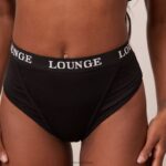 basisslip van bamboe vrouwen zwart Lounge ondergoed 008ZJ388 - Image 3