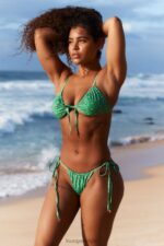 bikinitopje met bloemenmotief vrouwen groente Lounge badkleding 008ZJ970 - Image 6