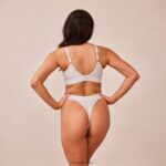 blote bh en string set vrouwen grijs Lounge ondergoed 008ZJ177 - Image 2