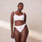 blote bh en string set vrouwen wit Lounge ondergoed 008ZJ176