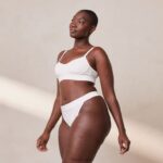 blote bh en string set vrouwen wit Lounge ondergoed 008ZJ176 - Image 5