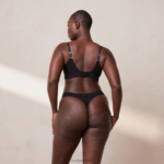 blote bh en string set vrouwen zwart Lounge ondergoed 008ZJ175 - Image 5