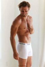 boxers driepak Heren wit Lounge ondergoed 008ZJ441 - Image 3