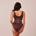 bralette en slipje setje vrouwen chocolade Lounge ondergoed 008ZJ231 - Image 2