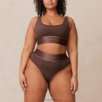 bralette en slipje setje vrouwen chocolade Lounge ondergoed 008ZJ231 - Image 11