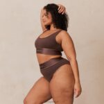 bralette en slipje setje vrouwen chocolade Lounge ondergoed 008ZJ231 - Image 3