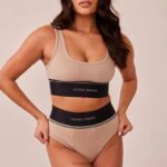 bralette en slipje setje vrouwen nerts Lounge ondergoed 008ZJ237 - Image 5