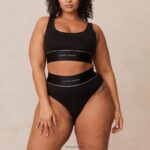 bralette en slipje setje vrouwen zwart Lounge ondergoed 008ZJ232 - Image 11