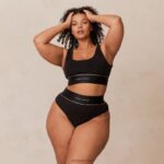 bralette en slipje setje vrouwen zwart Lounge ondergoed 008ZJ232 - Image 9