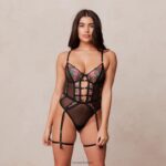 Brooke bodysuit vrouwen zwart Lounge ondergoed 008ZJ338 - Image 3