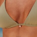 bruin luxe bikinitopje vrouwen olijf Lounge badkleding 008ZJ1019 - Image 4