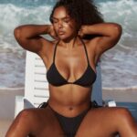 bruin luxe bikinitopje vrouwen zwart Lounge badkleding 008ZJ1022