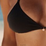 bruin luxe bikinitopje vrouwen zwart Lounge badkleding 008ZJ1022 - Image 4