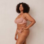 chique balconette bh & string set vrouwen roze Lounge ondergoed 008ZJ97 - Image 3