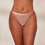 chique string vrouwen roze Lounge ondergoed 008ZJ304