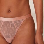 chique string vrouwen roze Lounge ondergoed 008ZJ304 - Image 3