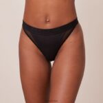 contour mesh string vrouwen zwart Lounge ondergoed 008ZJ372