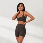 cropped cami-top x jess hunt vrouwen zwart gewassen Lounge kleding 008ZJ800 - Image 3