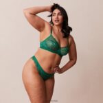 Desire balconette bh & string/slip set vrouwen smaragd Lounge ondergoed 008ZJ101 - Image 11
