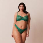 Desire balconette bh & string/slip set vrouwen smaragd Lounge ondergoed 008ZJ101 - Image 21