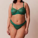Desire balconette bh & string/slip set vrouwen smaragd Lounge ondergoed 008ZJ101 - Image 23