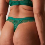 Desire balconette bh & string/slip set vrouwen smaragd Lounge ondergoed 008ZJ101 - Image 24