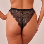 Desire balconette bh & string/slip set vrouwen zwart Lounge ondergoed 008ZJ22 - Image 7
