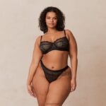 Desire balconette bh & string/slip set vrouwen zwart Lounge ondergoed 008ZJ22 - Image 9