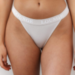 driehoekige string van bamboe vrouwen allemaal crème Lounge ondergoed 008ZJ415