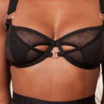 electra intimi ingesteld vrouwen zwart Lounge ondergoed 008ZJ650 - Image 4